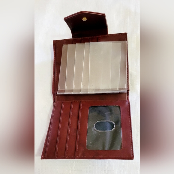 Buxton Women's Leather Attache Clutch Cardex Wallet and Coin Purse - Picture 5 of 11